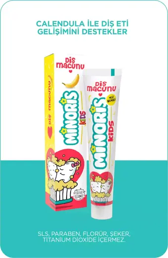 Minoris Kids Organik Diş Macunu 75ml