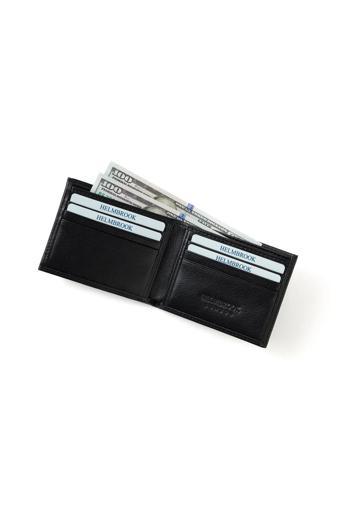 Dean Erkek Siyah Deri Cep Tasarım Çok Bölmeli Rfid Korumalı Cüzdan