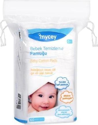 Mycey Bebek Temizleme Pamuğu 60'lı