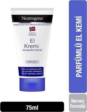 Neutrogena Norveç Formülü El Kremi Parfümlü 75 Ml X3