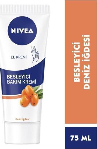 Besleyici El Bakım Kremi Deniz Iğdesi 75ml, Nemlendirici, Yumuşak Cilt Hissi