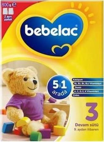 Bebelac 3 Devam Sütü 800 Gr