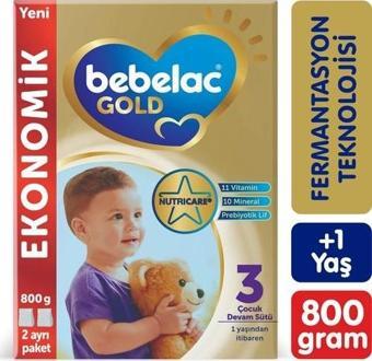 Bebelac Gold 3 Çocuk Devam Sütü 800 Gr