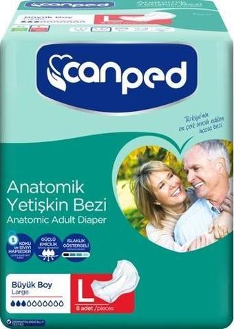 Canped Anatomik Hastabezi Normal Büyük 8'Li