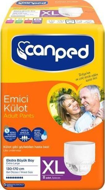 Canped Emici Külot Eksta Büyük 8'Li