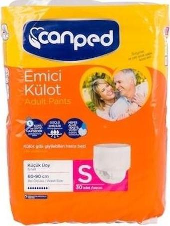 Canped Emici Külot Küçük Boy (S) 30'Lu