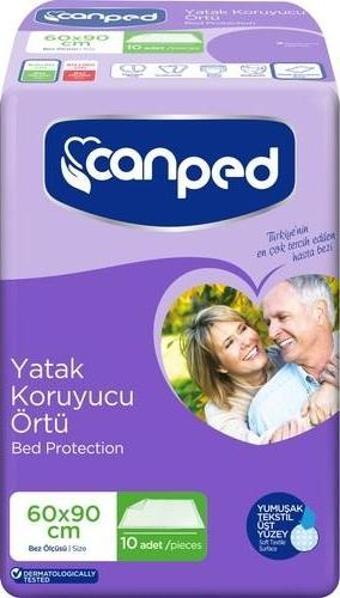 Canped Yatak Koruyucu Örtü Ekstra Örtü (60Cm * 90Cm) 10'Lu