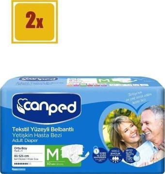 Canped Yetişkin Hasta Altı Bezi Süper Eko Orta 30 Adet 2'Li Set