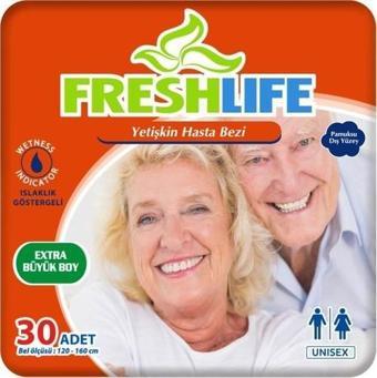 Freshlife Xlarge Beden Büyük Boy Yetişkin Hasta Bezi 30 Adet