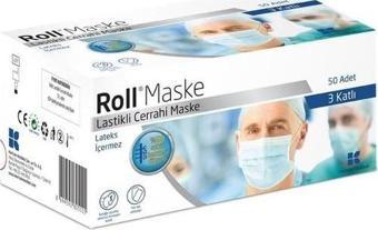 Roll Steril Lastikli 3 Katlı Maske