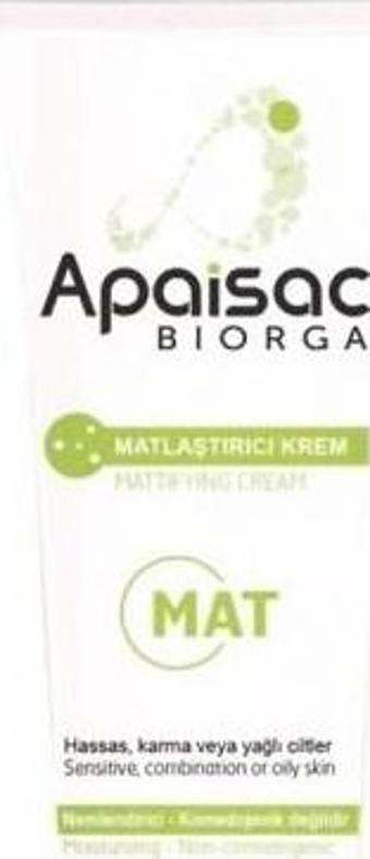 Apaisac Biorga Mattifying Cream 40 Ml