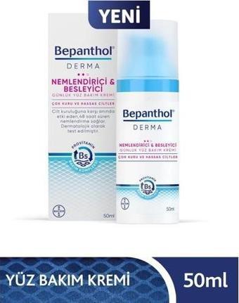 Bepanthol Derma Nemlendirici & Besleyici Günlük Yüz Bakım Kremi 50Ml