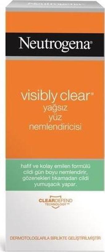 Neutrogena Sivilce Karşiti Yağsiz Yüz Nemlendiricisi 50 Ml