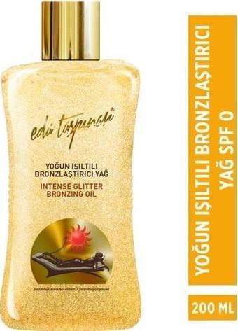 Eda Taşpınar Yoğun Işıltılı Bronzlaştırıcı Yağ Spf 0 200 Ml