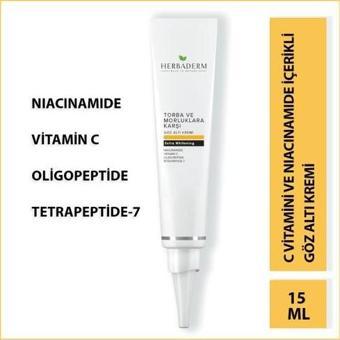 Herbaderm Torba Ve Morluklara Karşı Göz Altı Kremi 15 Ml