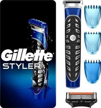 Gillette Fusion Styler 4'Ü 1 Arada Hassas Vücut Tüyü Ve Sakal Düzeltici Tıraş Makinesi Ve Kenar Düze