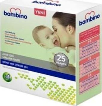 Bambino Anne Sütü Saklama Poşeti