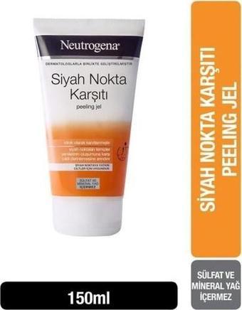 Neutrogena Siyah Nokta Karşıtı Peeling Jel 150 Ml