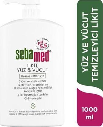 Sebamed Likit Yüz & Vücut Temizleyici 1000 Ml