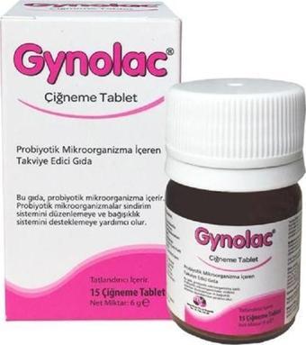 Gynolac Probiyotik 15 Ciğneme Tablet