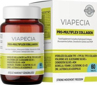 Viapecia Pro-Multiflex Collagen Güçlü Hareket Özgürlüğü Takviye Edici Gıda  60 Tablet