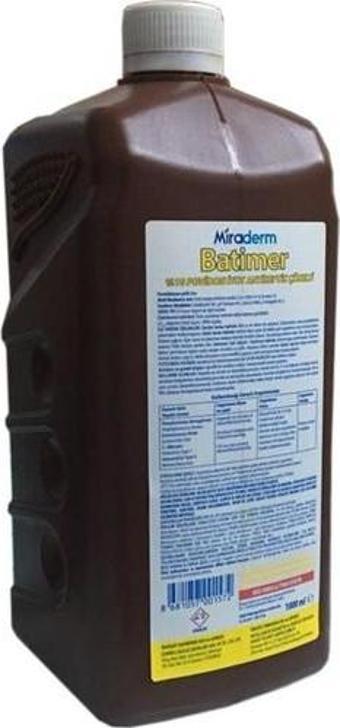 Kaliteli Medikal Sıvı Dezenfektan Miraderm Batiderm Baticonol 1 Litre