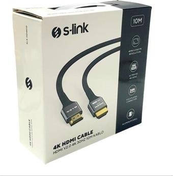 S-link 4K 10mt HDMI Kablo V2.0 30HZ SLX-HD4K10