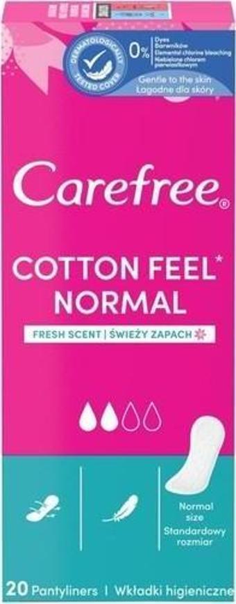 Carefree Refresh Breathable-Fresh Günlük Ped 20'Li