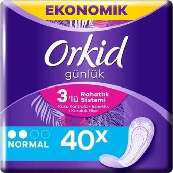 Orkid Günlük Ped Normal 40 Adet Ekonomik Paket