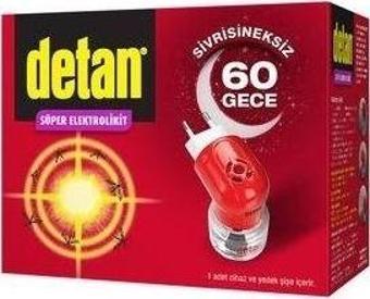 Detan 60 Gece Elektrolikit Cihaz + Yedek