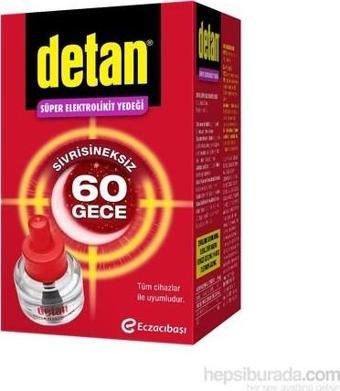 Detan Süper Elektrolikit Yedek 60 Gece