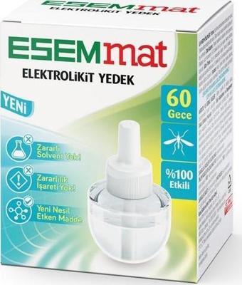 Esemmat Elektrolikit Sinek Öldürücü 60 Gece Yedek