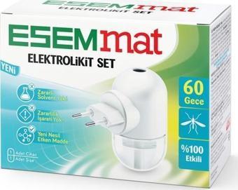 Esemmat Elektrolikit Sinek Öldürücü Set 60 Gece