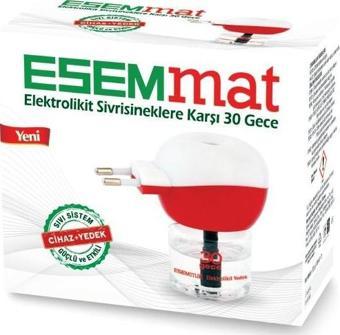 Esemmat Kablosuz Elektrolikit Sivrisineklere Karşı 30 Gece