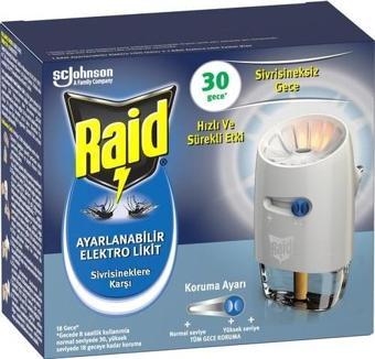 Raid Ayarlanabilir Elektrolikit 30 Gece 21 Ml