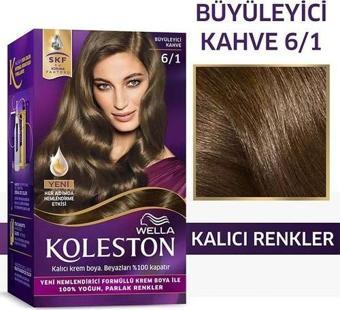 Wella Koleston Kit Saç Boyası 6/1 Koyu Küllü Kumral