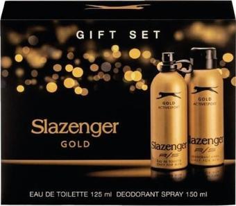 Slazenger Parfüm Gold Edt 125 Ml + 150 Ml Erkek Deodorant Set