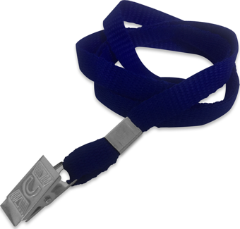 SARFF EKO METAL KLİPSLİ KART ASKI İPİ LACİVERT - 50ADET