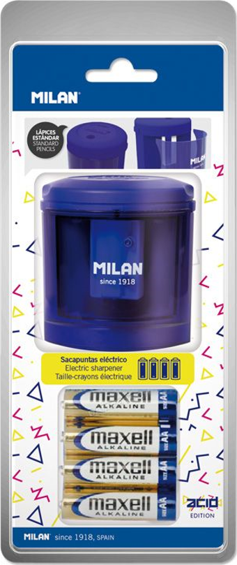 MILAN BWM10149 ELEKTRİKLİ Kalemtıraş(ACID) - MAVİ