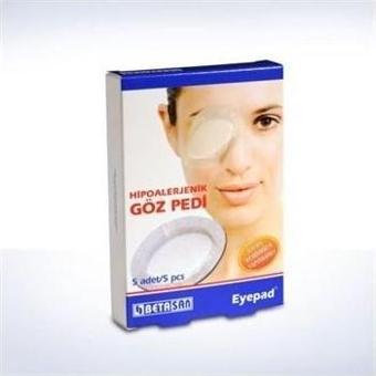 Beta Göz Pedi 5Li Steril Kendinden Yapışkanlı 6.5X9.5Cm
