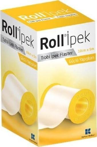 Roll İpek 10X5 M Tıbbi Flaster Çinko Oksitli Kauçuk Yapışkanlı