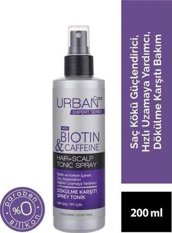 Urban Care Expert Serisi Biotin Ve Kafein Dökülme Karşıtı Saç Toniği-Hızlı Uzamaya Yardımcı-200 Ml