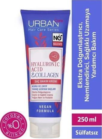 Urban Care Hyaluronic Acid & Collagenn Saç Bakım Kremi