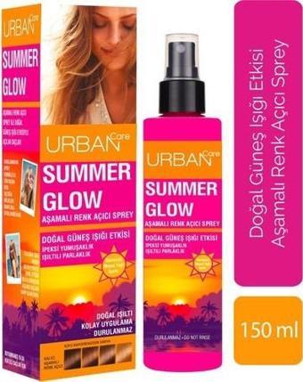 Urban Care Summer Glow Aşamalı Kalıcı Renk Açıcı Saç Spreyi - 150 Ml