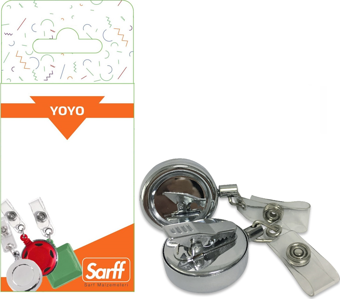 SARFF YUVARLAK TİMSAH AĞIZLI METAL İPLİ YOYO BLİSTER - 2ADET
