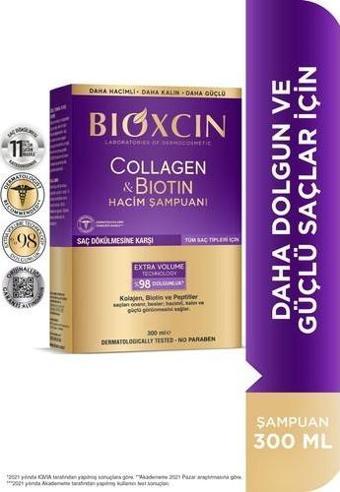 Bioxcin Collagen & Biotin Hacim Şampuan 300 Ml