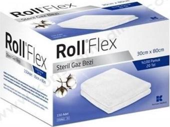 Roll Flex 30Cmx80Cm Steril Gaz Bezi Spanç 10 Adet