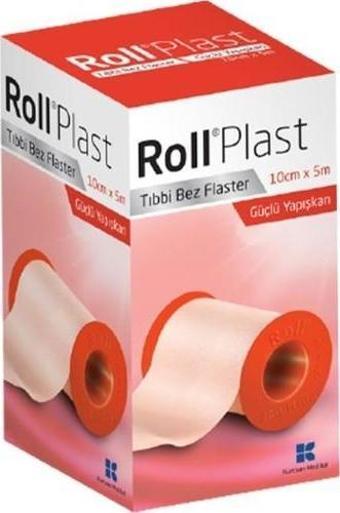 Roll Plast 10X5 M Tıbbi Flaster Çinko Oksitli Kauçuk Yapışkanlı