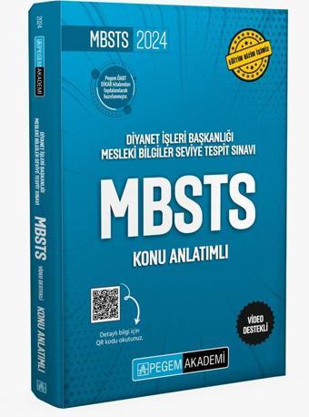 Pegem Akademi 2024 Diyanet İşleri Başkanlığı Mesleki Bilgiler Seviye Tespit Sınavı MBSTS Konu Anlatımlı - Pegem Akademi Yayıncılık