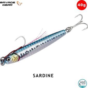 Savage Gear 3D Jig Minnow Jig 40gr 9.3cm Sardine